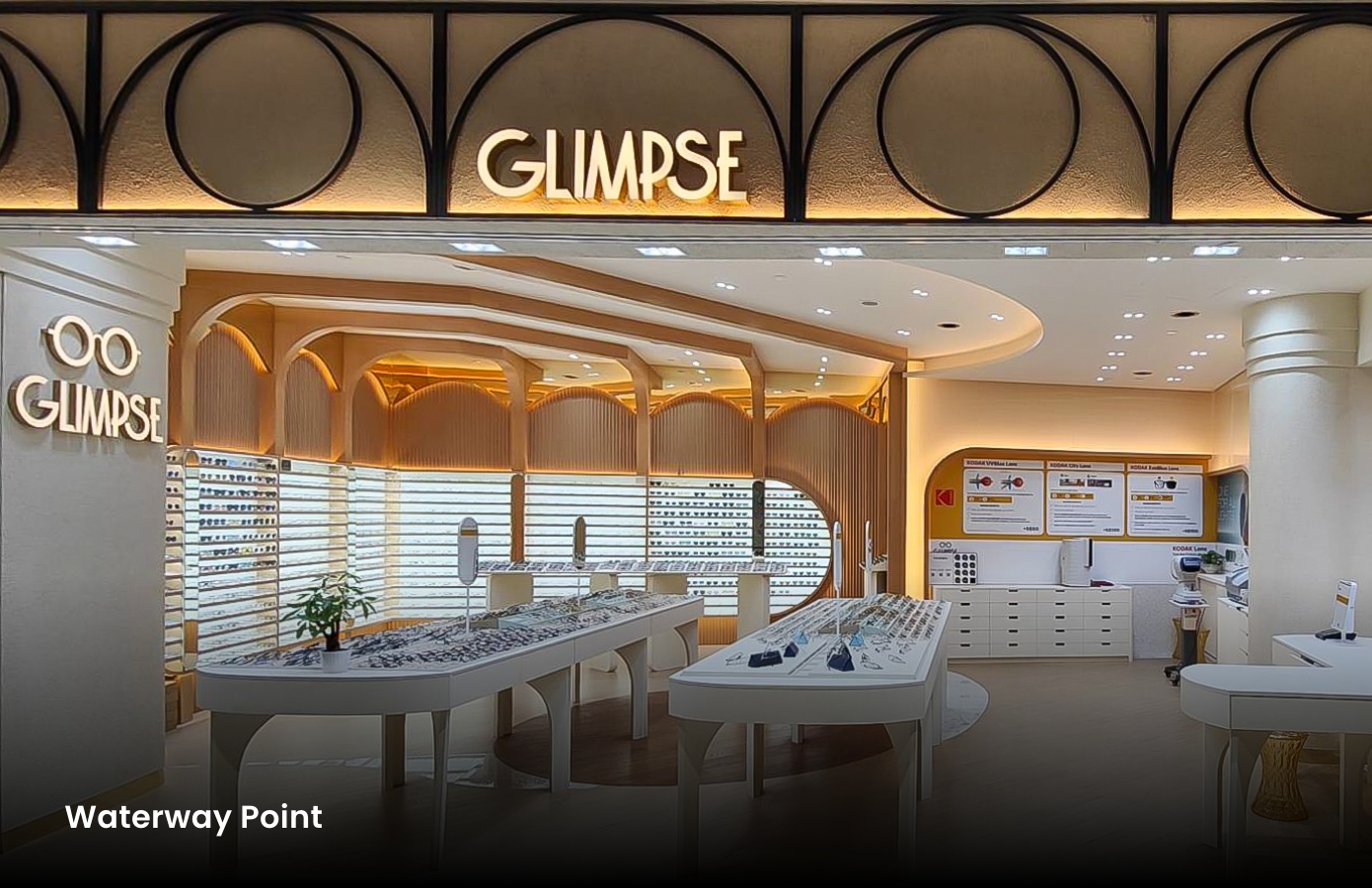 Glimpse outlet at Waterway Point